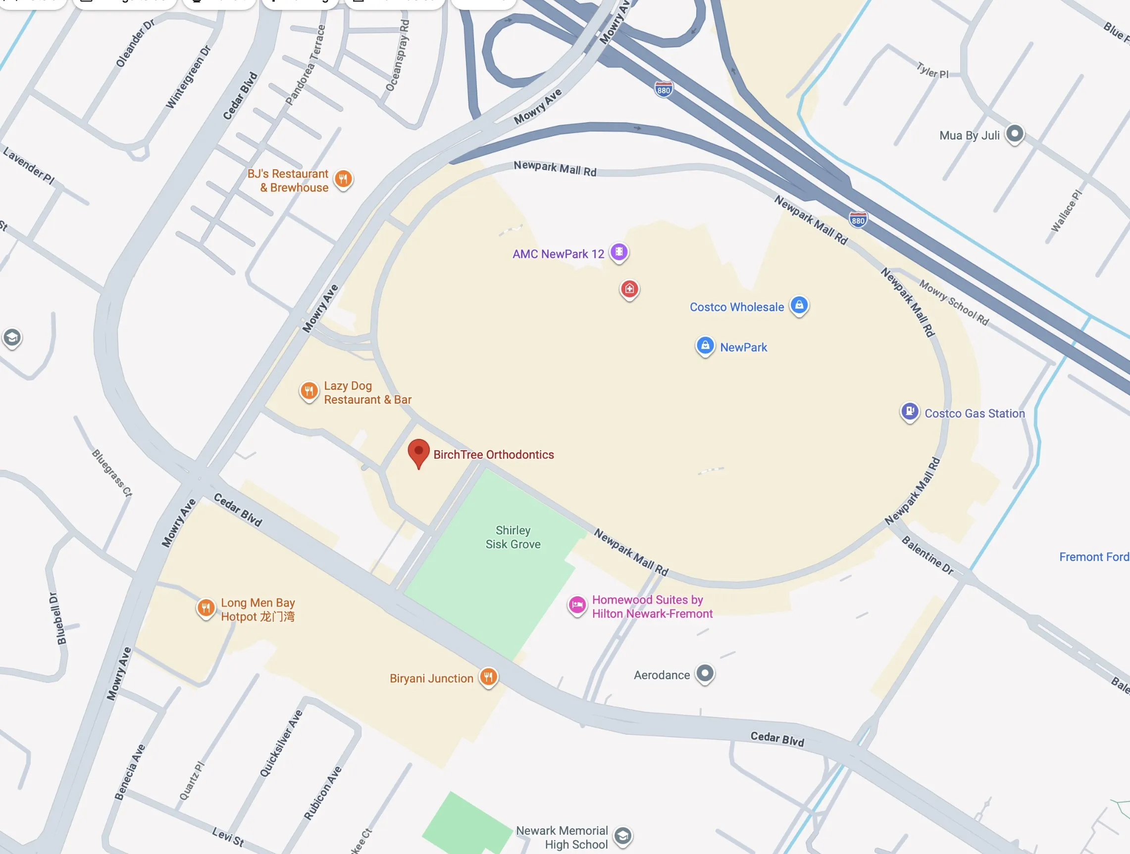 BirchTree Orthodontics at 3900 Newpark Mall Rd, Suite 204, Newark CA